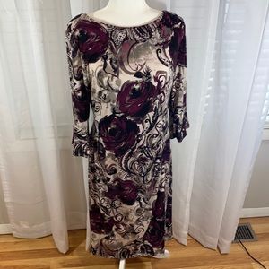 Paisley Stretch Ruched Dress 14